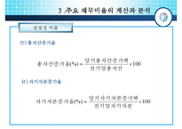 [경영분석] 비율분석의 실제-18