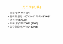 [일본사회와문화의이해] 훗카이도 동북3현-11