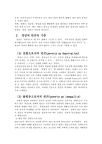 빈곤의 기준의 논의 정리하고 빈곤을 정의하는 가장 적합한 기준의 주장-6