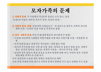 [가족복지론] 한부모 가족-7