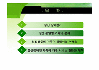 [가족복지론] 정신장애인 가족-2