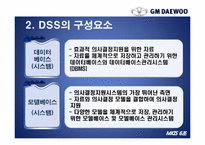 [경영정보시스템] GM대우의 의사결정 시스템 DSS(Decision Support System)-6