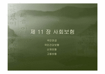 [보험학원론] 사회보험-1