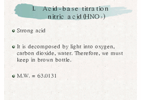 [유기화학실험] Determination of acid and salt concentration by titration2-3