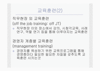 [기업경영] 인사활동-15