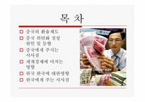 2008중국 위안화 절상 및 향후 미치는 영향-2