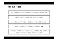 [경영전략] IBM의 경영혁신 성공사례-4