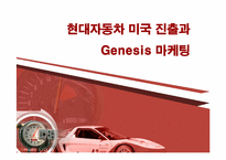 [마케팅] 현대차의 미국시장 진출과 제네시스 마케팅-1