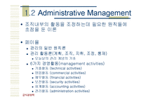 [경영학개론] 경영이론의 발전과정-6