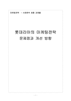 롯데리아 마케팅전략 문제점과 해결방안 보고서-1