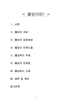 웰빙의 개념,등장배경,트렌드들,추세,문제점,사례-1