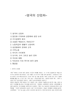 [서양사] 영국의 산업화에 대해서-1