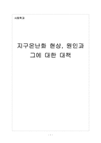[지구온난화]지구온난화 현상,원인과 그에 대한 대책-1