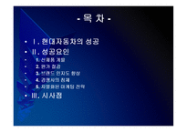 [현대차]현대자동차 성공요인 분석 PPT자료-2