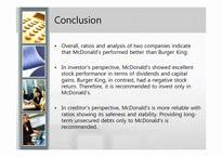 [중급회계] McDonald’s(맥도날드)와 Burger King(버거킹)의 재무제표 분석(영문)-11