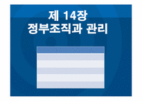 [한국행정사] 정부조직과 특수행정기관 관리-1