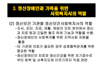 (의료사회사업론) 정신장애인과 가족 그리고 사회복지사의 역할 파워포인트 PPT-17
