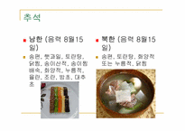 [현대인의식생활] 남북한 명절음식-9
