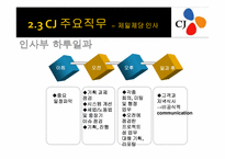 CJ 인사직무 레포트-10
