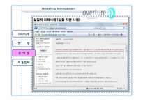 [마케팅관리론] 오버추어 광고 OVERTURE 마케팅 전략 제시-17