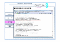 [마케팅관리론] 오버추어 광고 OVERTURE 마케팅 전략 제시-19