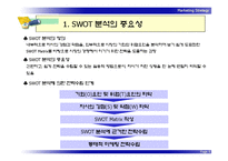 SWOT 분석에 의한 전략 수립-4