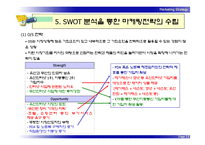 SWOT 분석에 의한 전략 수립-13