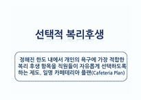 [인적자원관리] 선택적 복리후생 -포스코-1