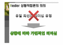 [리더십] MB의 리더십 유형과 조직성과 -Fiedler의 상황 이론 적용하여-7