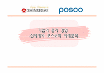 [윤리경영] 기업의 윤리경영(신세계와 포스코의 사례분석)-1