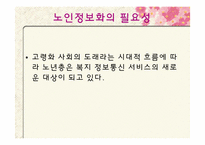 [사회복지] 노인 정보화-11