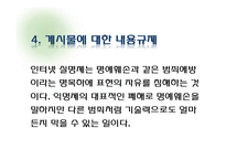[글쓰기와토론] 인터넷 실명제에 관한 고찰(인터넷 실명제 반대의 입장)-9