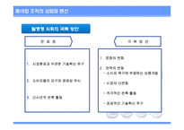 [조직설계] 제16장 조직의 쇠퇴와 변신-16