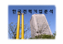 [경영분석] 한국전력 기업분석-1