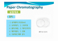 [화학] Paper Chromatography(종이 크로마토그래피)-9