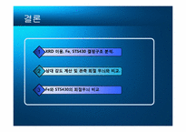 Fe와 STS430의 X선 회절 분석-16