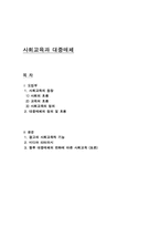 사회교육과 대중매체-1