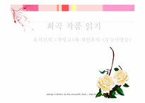 [희곡작품] 유치진의 `자명고`와 최인훈의 `둥둥낙랑둥`-1