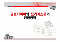[전략경영론] 금호타이어와 브리지스톤의경영전략-1