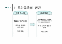 로마교육의 변천-3