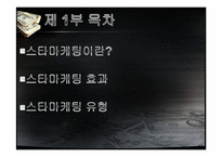 스타마케팅 레포트-2