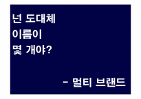 [소비자행동론] 브랜드와 소비자의 성향에 관한 고찰-6