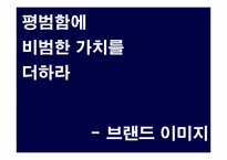 [소비자행동론] 브랜드와 소비자의 성향에 관한 고찰-13