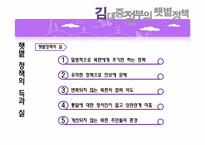 [남북관계] 남북관계의 흐름(햇볕정책과 그랜드 바겐)-5