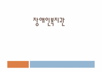 [사회복지] 장애인복지관의 기능과 역할-1