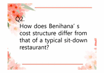 [서비스운영관리] 베니하나 Benihana 사례-17