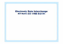 [국제물류] 전자자료교환시스템(Electronic Data Interchange, EDI) -KT Net의 성공 사례를 중심으로-1