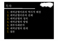 세력균형이론 레포트-2