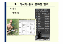 [러시아 정치론] 러시아- 중국 관계-9