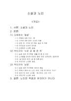 [현대소설론] 소설과 노인-2